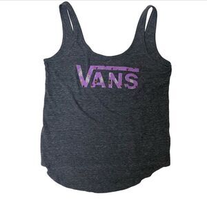 Vans Gray w/Pink Fruity Logo Tank Top